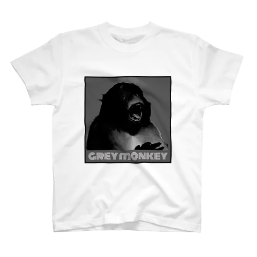 grey monkey Regular Fit T-Shirt