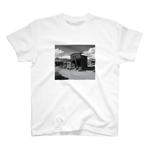 "Nostalgia Ville：さびれた町の魅力を感じるグッズ" Regular Fit T-Shirt