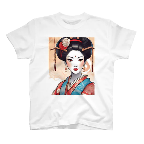 Japanese Courtesan Bloom Tee ”Geisha” スタンダードTシャツ