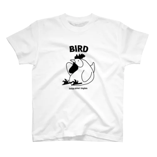 黒い鳥のイラスト スタンダードTシャツ