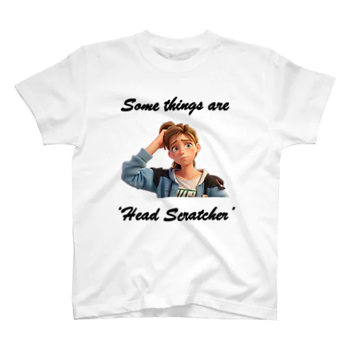 'Head Scratcher' T-シャツ Regular Fit T-Shirt