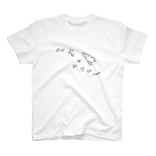 らくがきカモ03堰下り Regular Fit T-Shirt