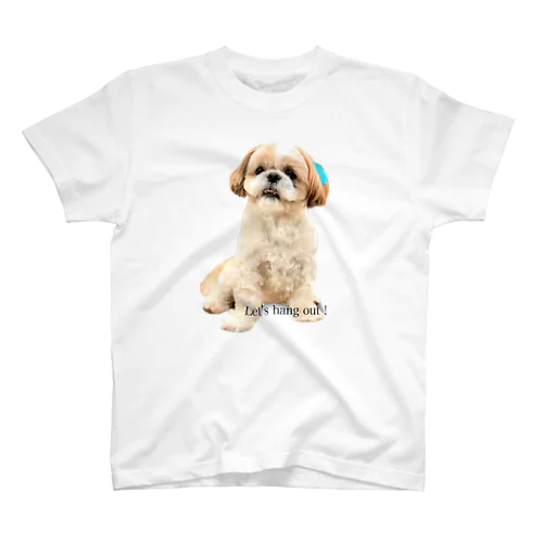 おすましシーズー犬のくぅちゃん スタンダードTシャツ