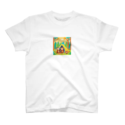 森のキャンパー Regular Fit T-Shirt