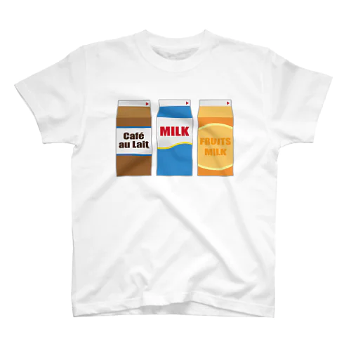 牛乳パック Regular Fit T-Shirt