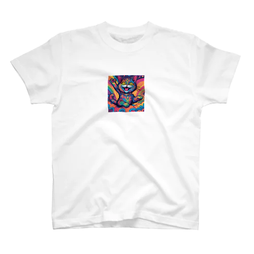 サイケデリック招き猫 Regular Fit T-Shirt