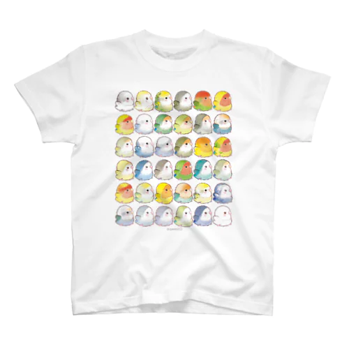 コザクラインコの行進 スタンダードTシャツ