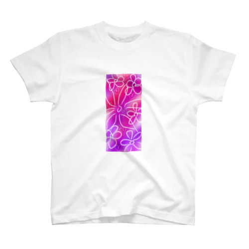 ピンクのお花 スタンダードTシャツ