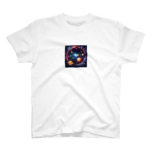 魅惑的な銀河系の風景 スタンダードTシャツ