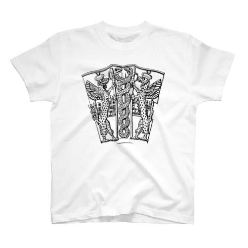 シュメール文明で用いられた２匹の蛇が絡み合うシンボル Regular Fit T-Shirt