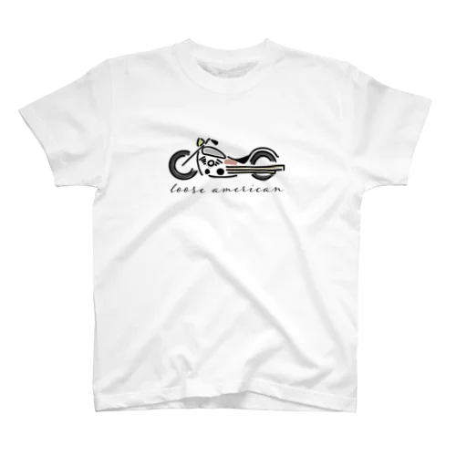 ゆるいアメリカン スタンダードTシャツ