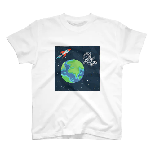 キュートな宇宙飛行士 スタンダードTシャツ