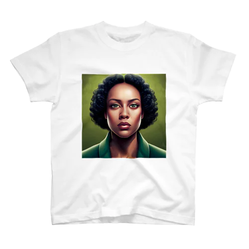 グリーンの女性 Regular Fit T-Shirt