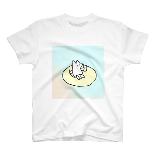 くつろいだ犬 スタンダードTシャツ