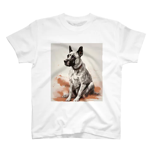 男前の犬 スタンダードTシャツ