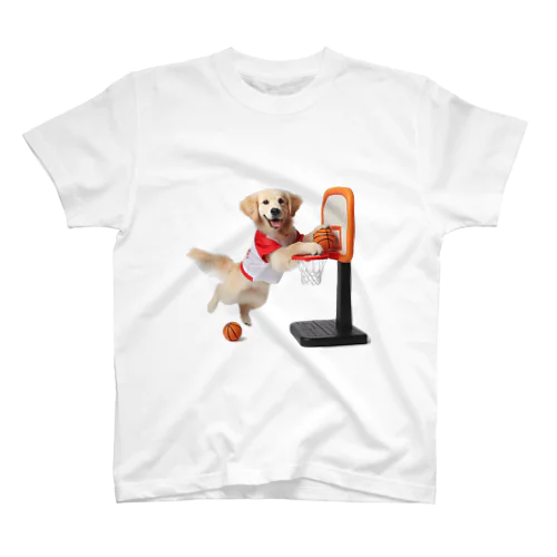 バスケ犬 スタンダードTシャツ