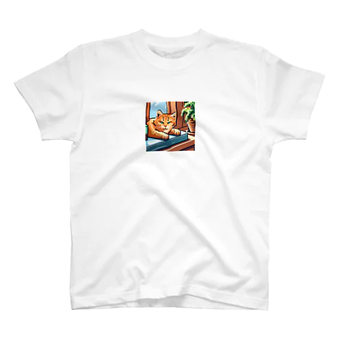 ドット絵スナドリネコ Regular Fit T-Shirt