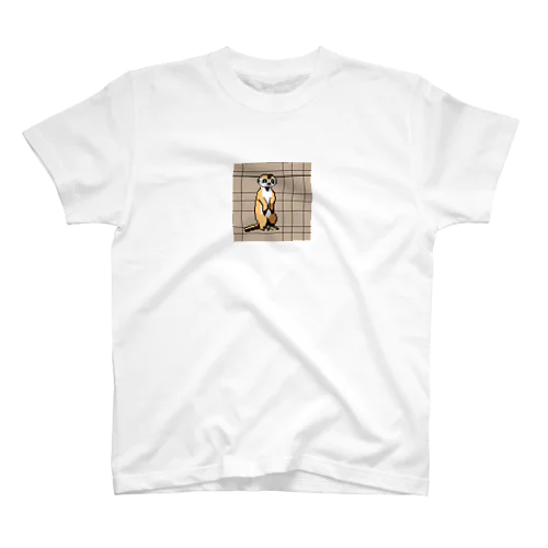 ドット絵ミーアキャット Regular Fit T-Shirt