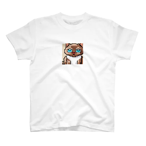 ドット絵マンチカン スタンダードTシャツ