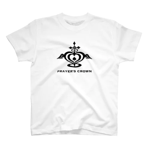 黒ロゴ　PRAYER'S CROWN スタンダードTシャツ