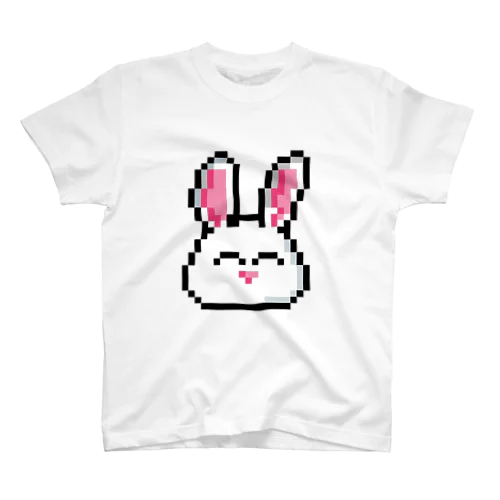 Super cute bunny kawaii face in pixel art!  Regular Fit T-Shirt