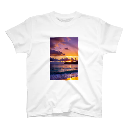 ポリネシアンの夕陽2 スタンダードTシャツ