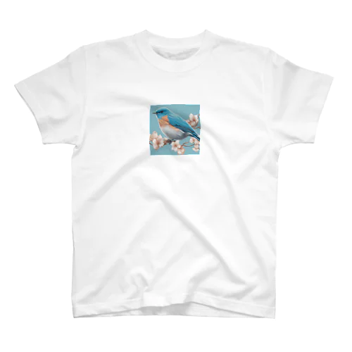 beautiful blue bird スタンダードTシャツ