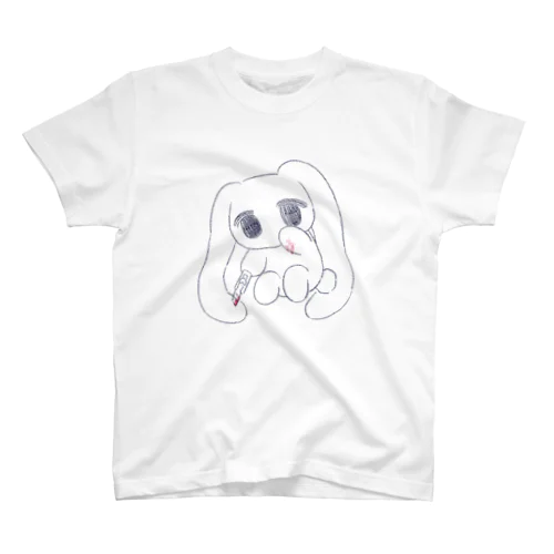 しんどみうさぎちゃん Regular Fit T-Shirt