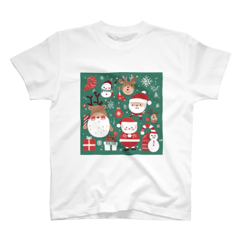 ポップで可愛いクリスマス Regular Fit T-Shirt