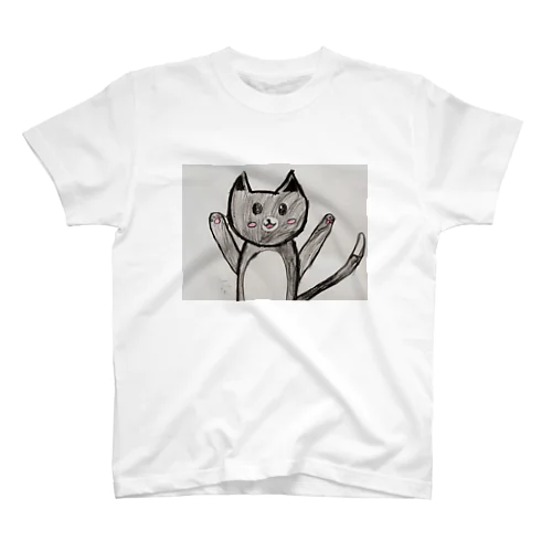ばんざい猫 Regular Fit T-Shirt