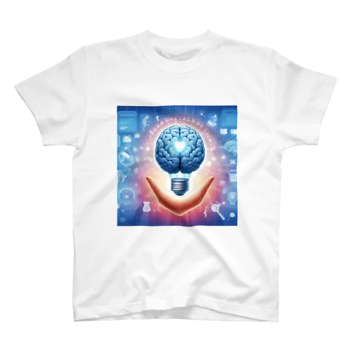 脳と愛のアート Regular Fit T-Shirt