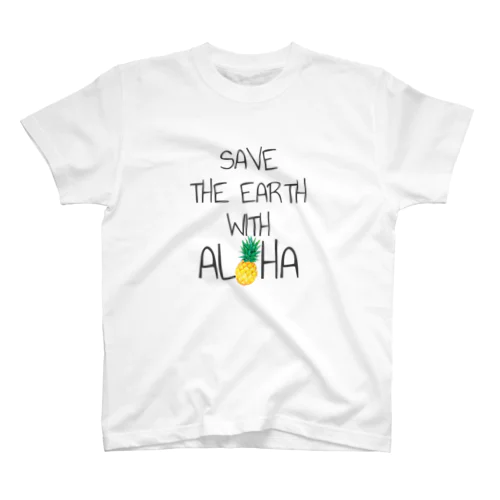 SAVE THE EARTH WITH ALOHA スタンダードTシャツ
