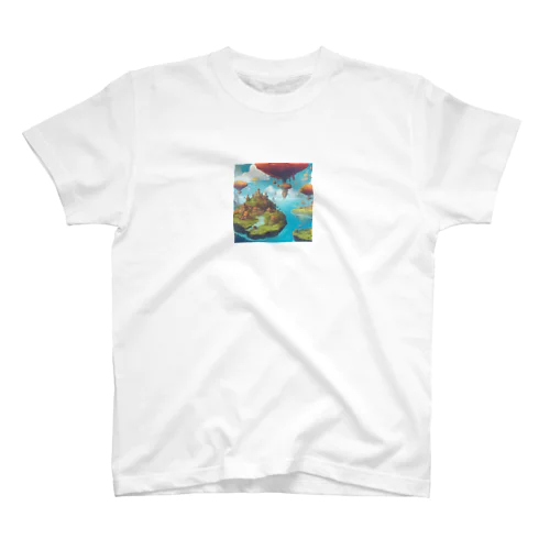  幻想の浮遊アイランド コレクション（Fantastical Levitating Islands Collection） Regular Fit T-Shirt