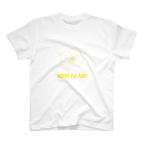 MOON ISLAND No.4 flower Regular Fit T-Shirt