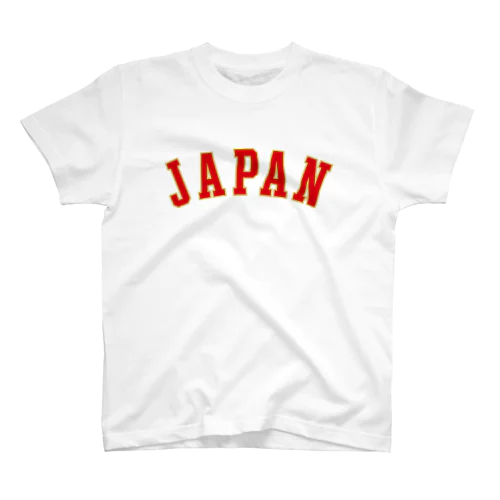 JAPAN Tee Red×Gold 티셔츠