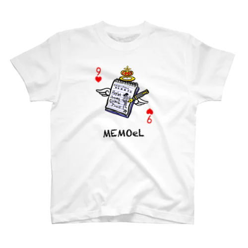 メモエル~MEMOel~（スマホ機能トランプ♡9）　PRAYER'S CROWN PLAYING CARDS スタンダードTシャツ