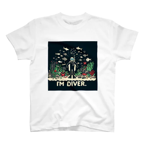 I'm DIVERグッズ スタンダードTシャツ