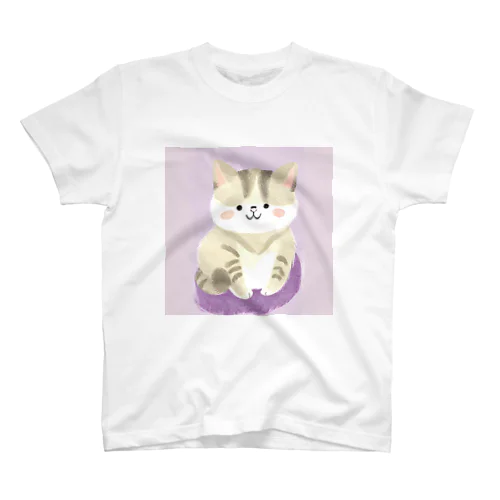 猫の水彩画グッズ スタンダードTシャツ