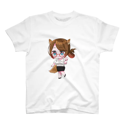 OL妖精・井桁鉄子ちゃん Regular Fit T-Shirt