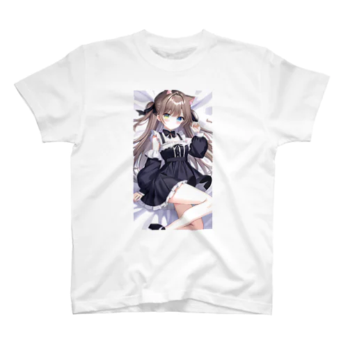 猫耳ゴスロリ美少女 Regular Fit T-Shirt