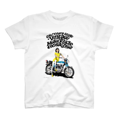 レトロバイク Regular Fit T-Shirt