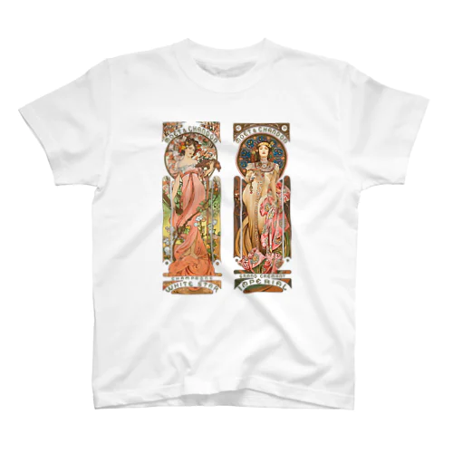 モエ・エ・シャンドン by Alfons Mucha Regular Fit T-Shirt