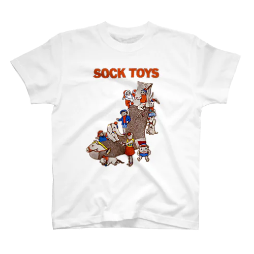 SOCK TOYS !! （文字枠無し） 티셔츠