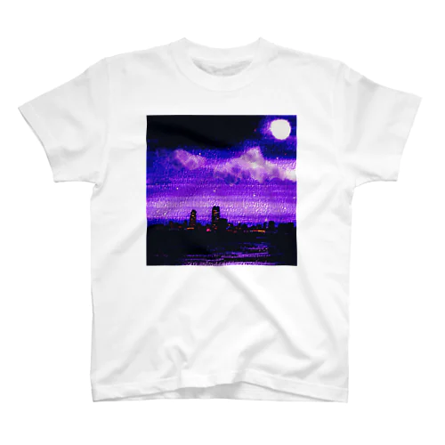 絵本の夜景 Regular Fit T-Shirt