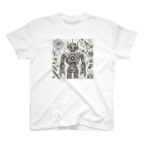 ロボット　基盤図 スタンダードTシャツ