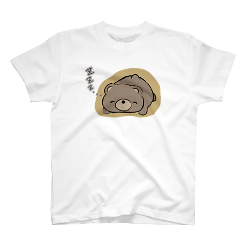 くまさん冬眠中！ スタンダードTシャツ