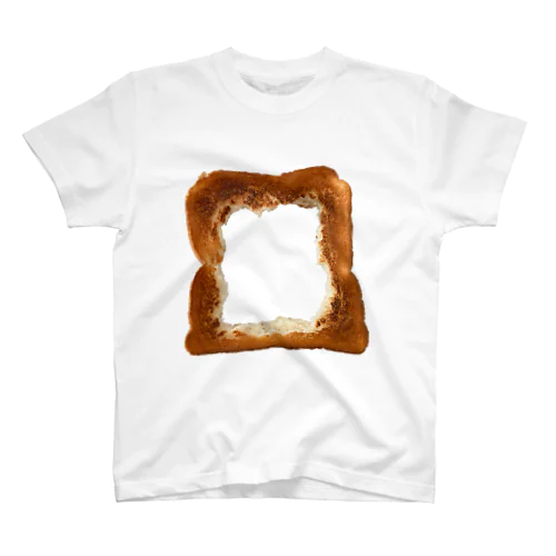 食パンの穴（たぬき色） スタンダードTシャツ