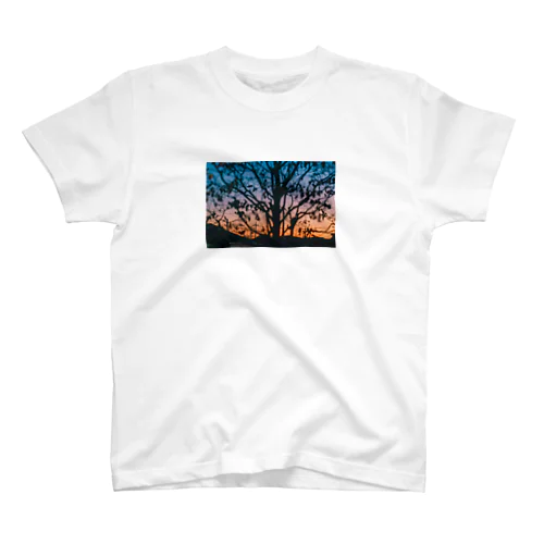 百日紅の夕景 Regular Fit T-Shirt