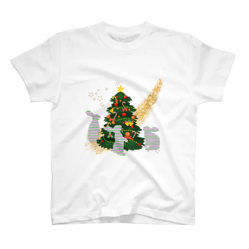 うさのクリスマス スタンダードTシャツ