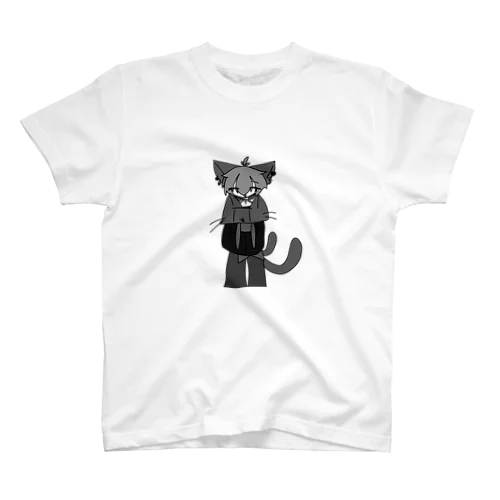 ねこにゃんとねこ吉くん Regular Fit T-Shirt